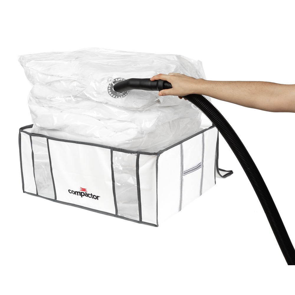 Vákuumos-megerősített textil ruhatároló doboz 65x45x26,5 cm Life – Compactor