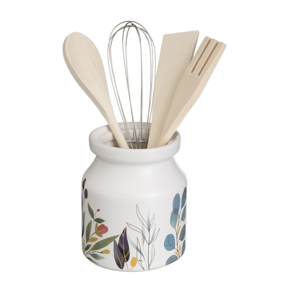 Fa konyhai eszköz készlet állvánnyal, 4 db-os Berries – Casa Selección