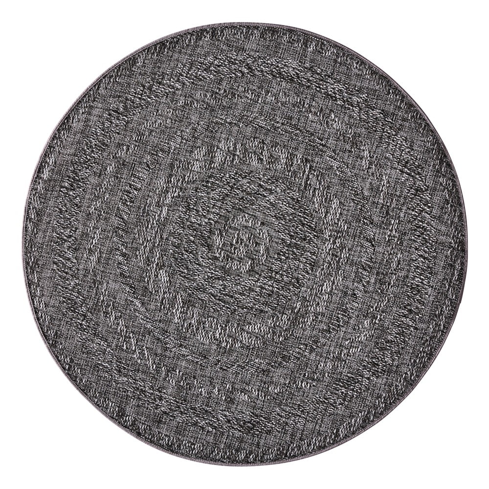 Almendro sötétszürke kültéri szőnyeg, Ø 160 cm - NORTHRUGS