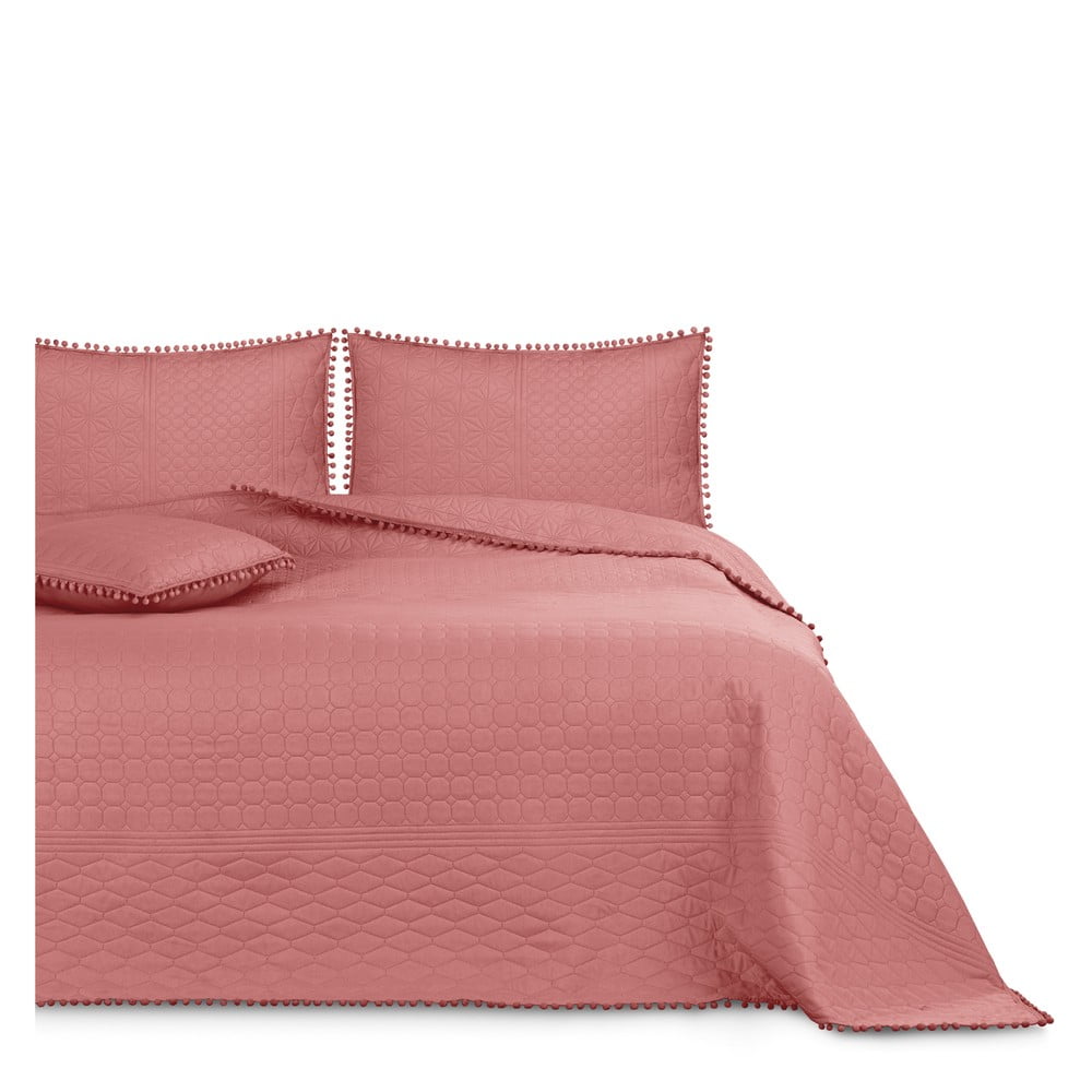 AmeliaHome Meadore ágytakaró rózsaszín, 220 x 240 cm