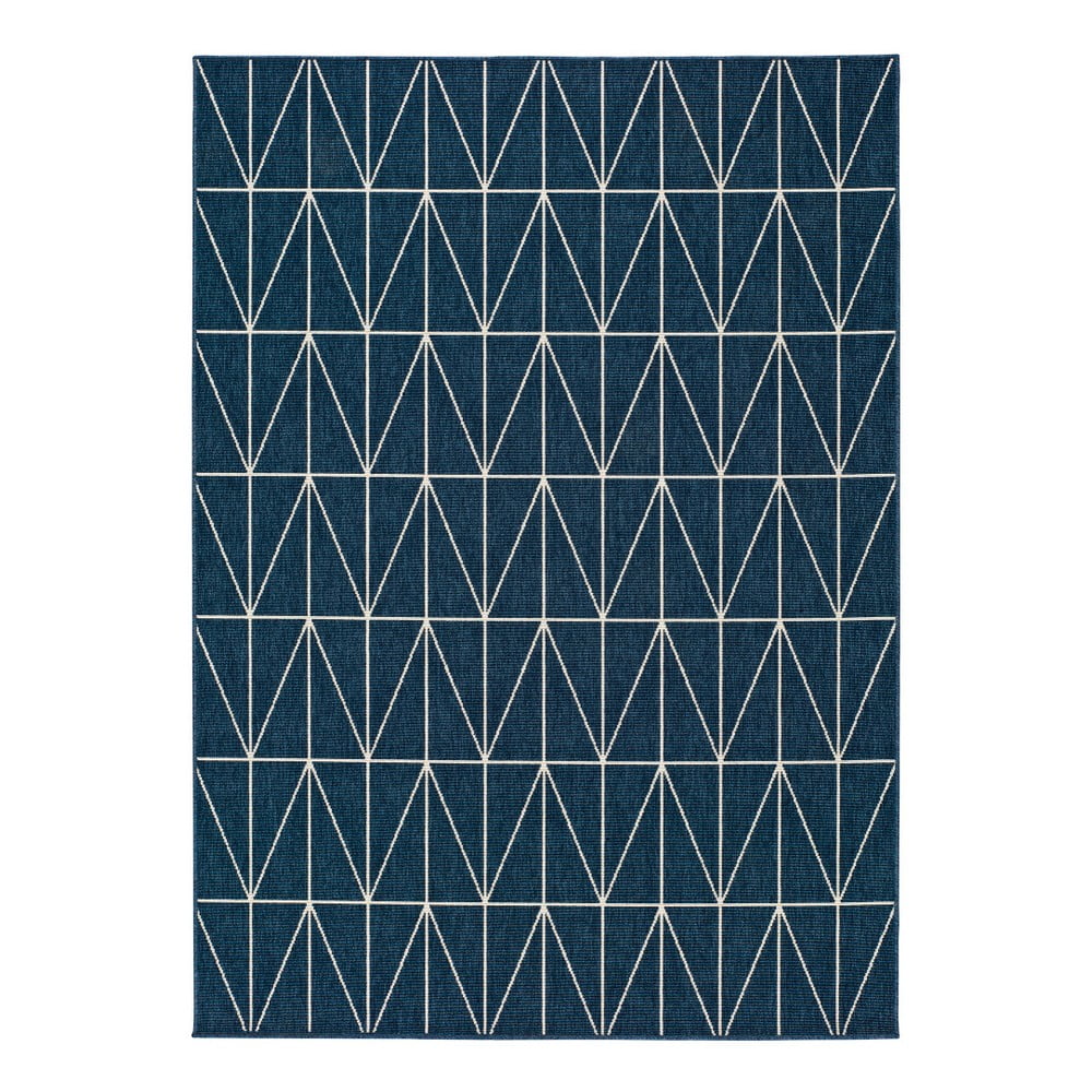 Nicol Casseto kék kültéri szőnyeg, kék beltéri/kültéri szőnyeg, 140 x 200 cm - Universal