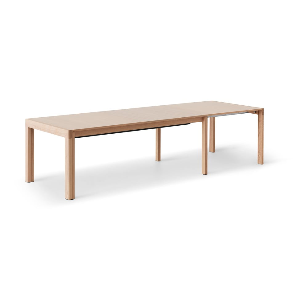 Bővíthető étkezőasztal tölgyfa dekoros asztallappal 96x220 cm join by hammel – hammel furniture