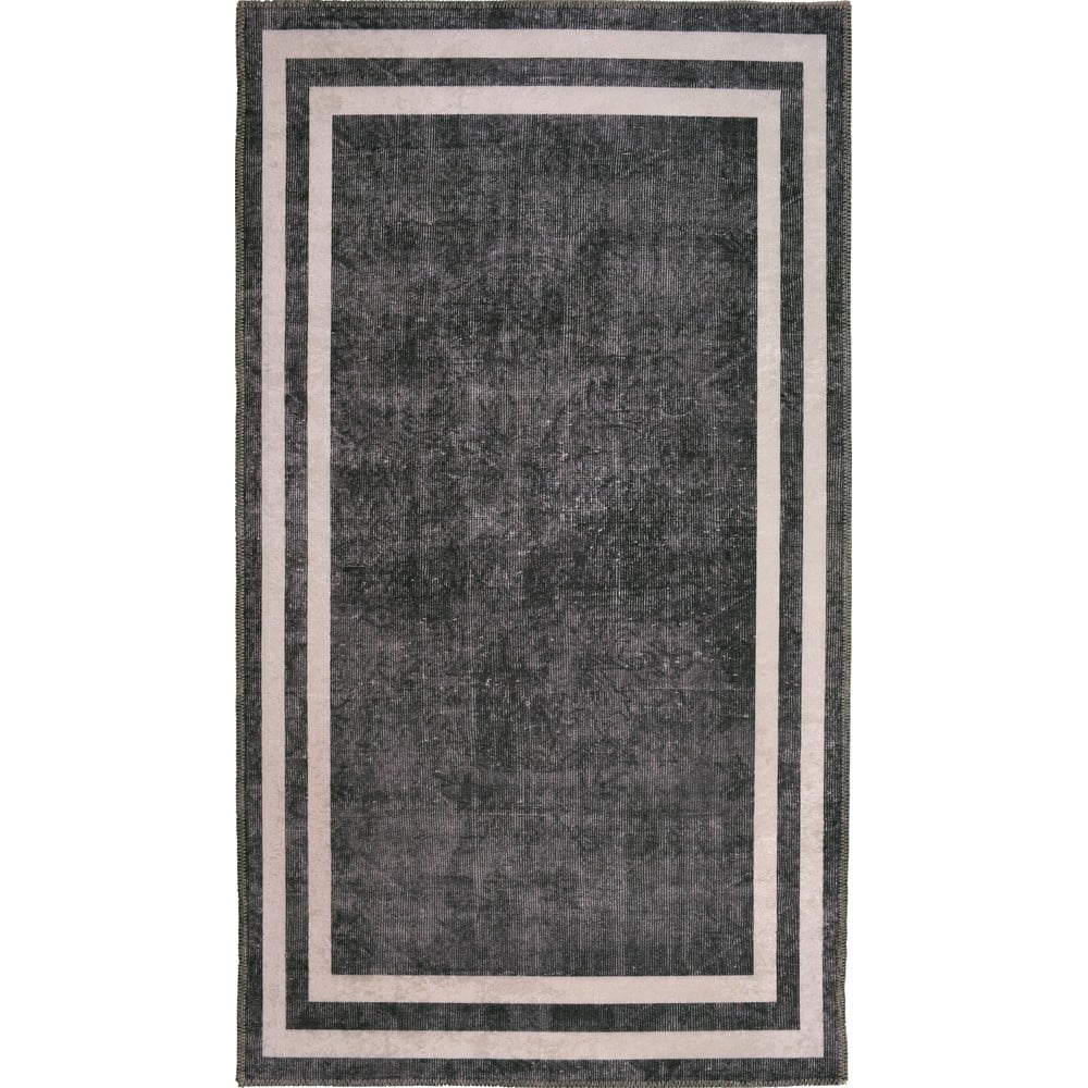 Szürke-krémszínű mosható szőnyeg 180x120 cm - Vitaus