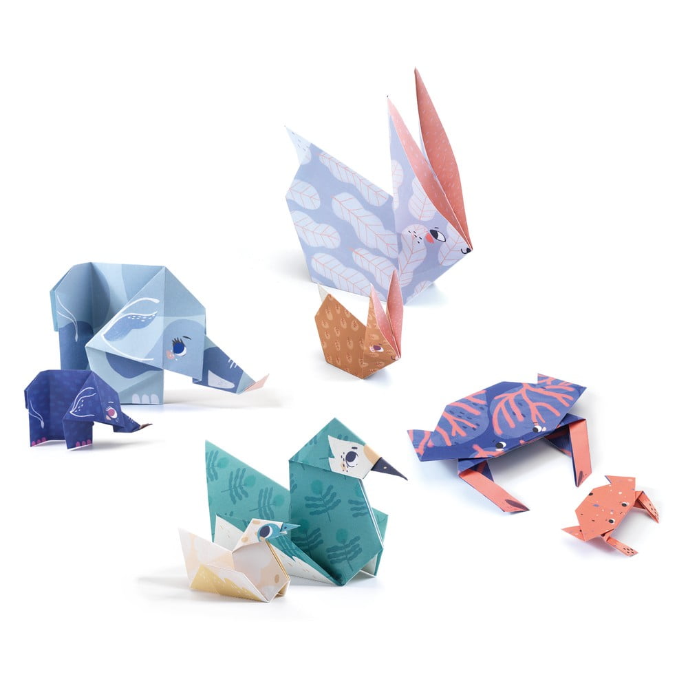Family 24 db origami papír leírással - Djeco