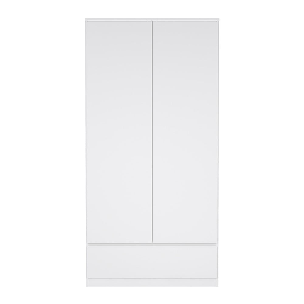 Fehér ruhásszekrény 99x201 cm Naia - Tvilum