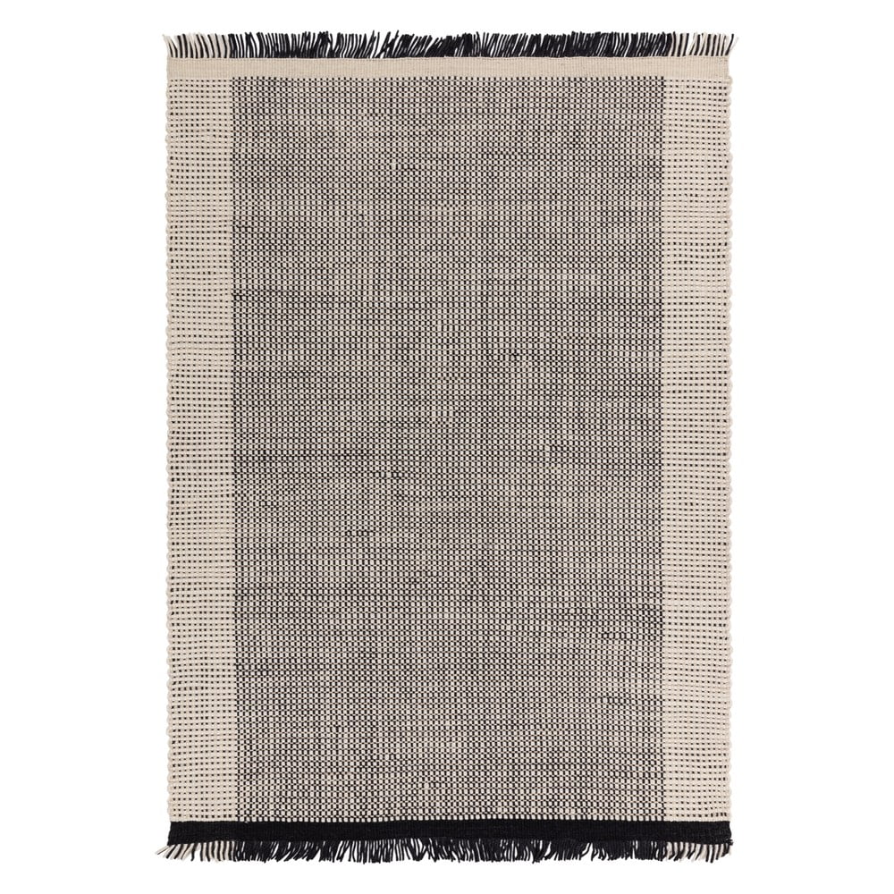Szürke kézi szövésű gyapjú szőnyeg 200x290 cm avalon – asiatic carpets