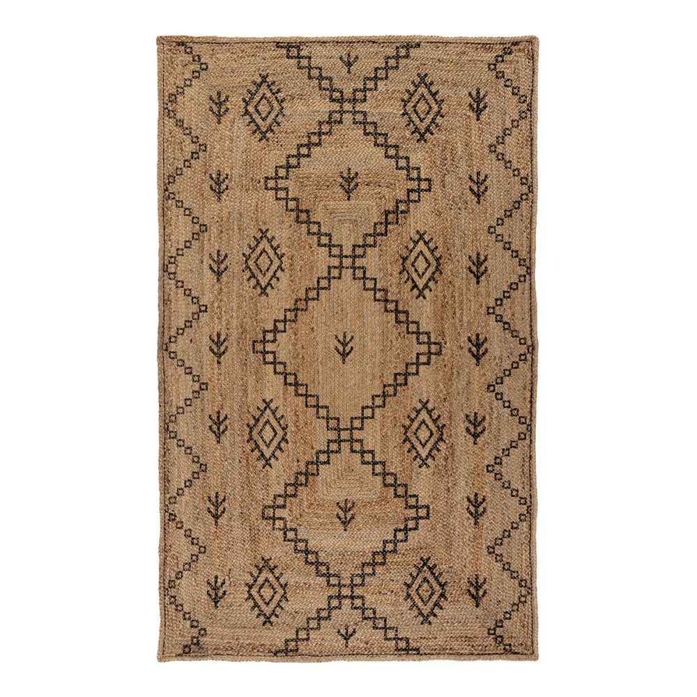 Natúr színű juta szőnyeg 160x230 cm rowen – flair rugs