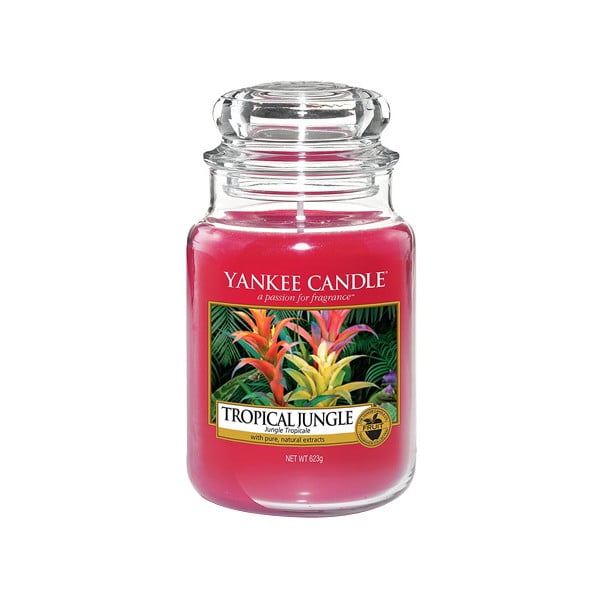 Tropical Jungle illatgyertya, égési idő 110 óra - Yankee Candle