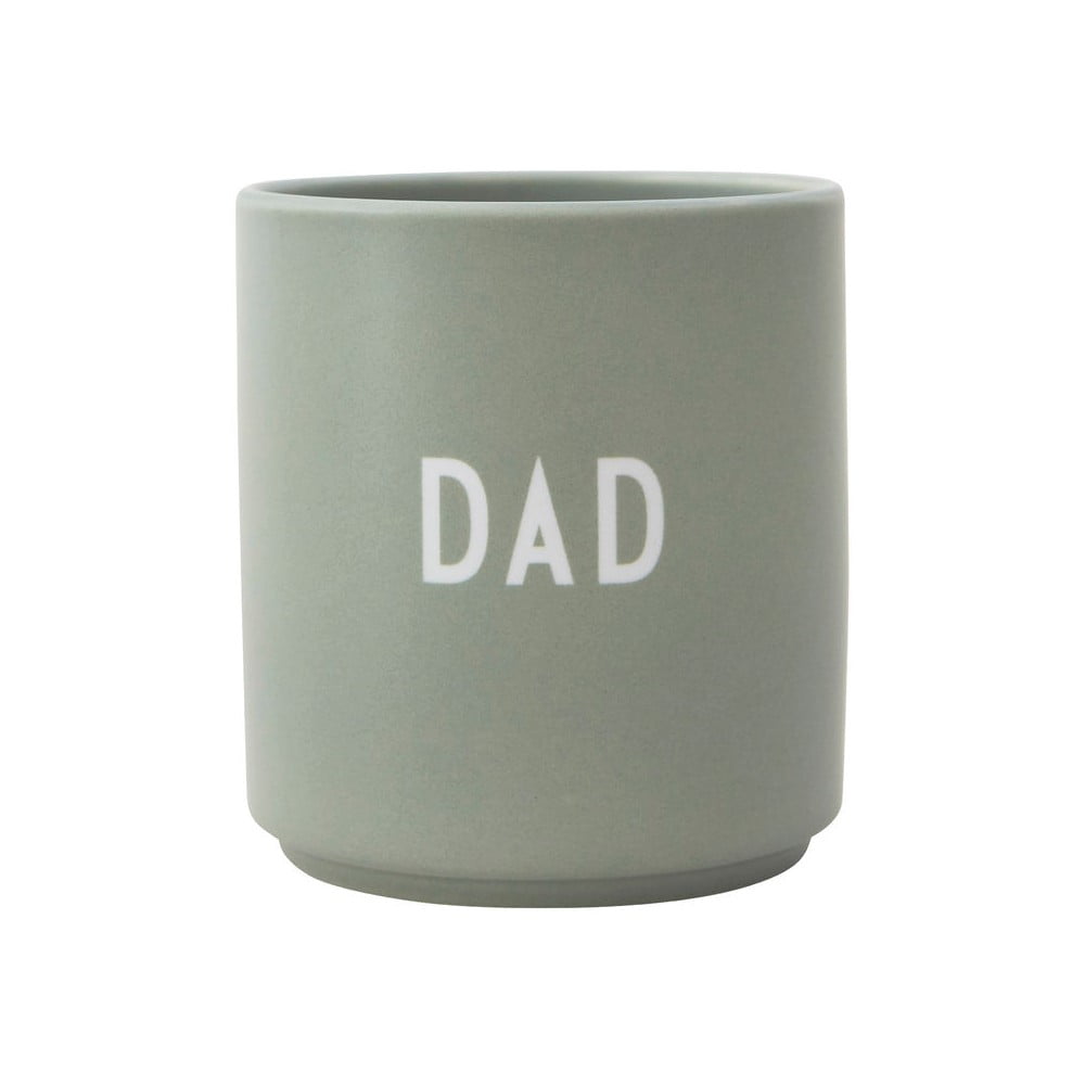 Favourite Dad világoszöld porcelánbögre - Design Letters