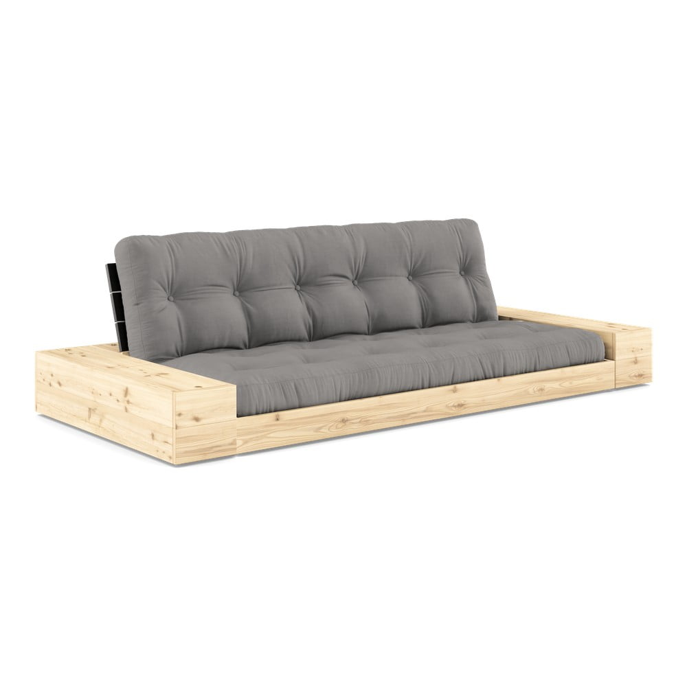 Szürke kinyitható kanapé 244 cm base – karup design