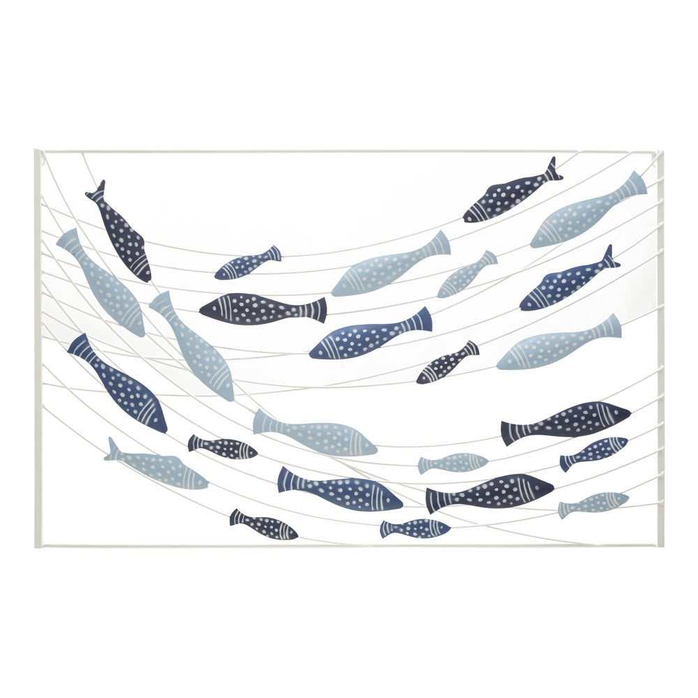 Fém fali dekoráció 96,5x61 cm Pesci – Mauro Ferretti