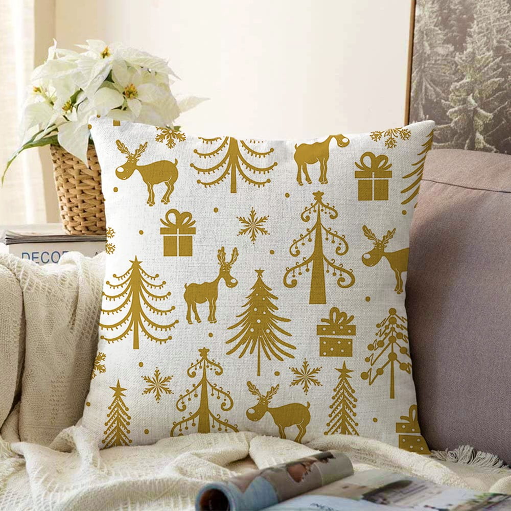 Christmas karácsonyi zsenília párnahuzat, 55 x 55 cm - Minimalist Cushion Covers