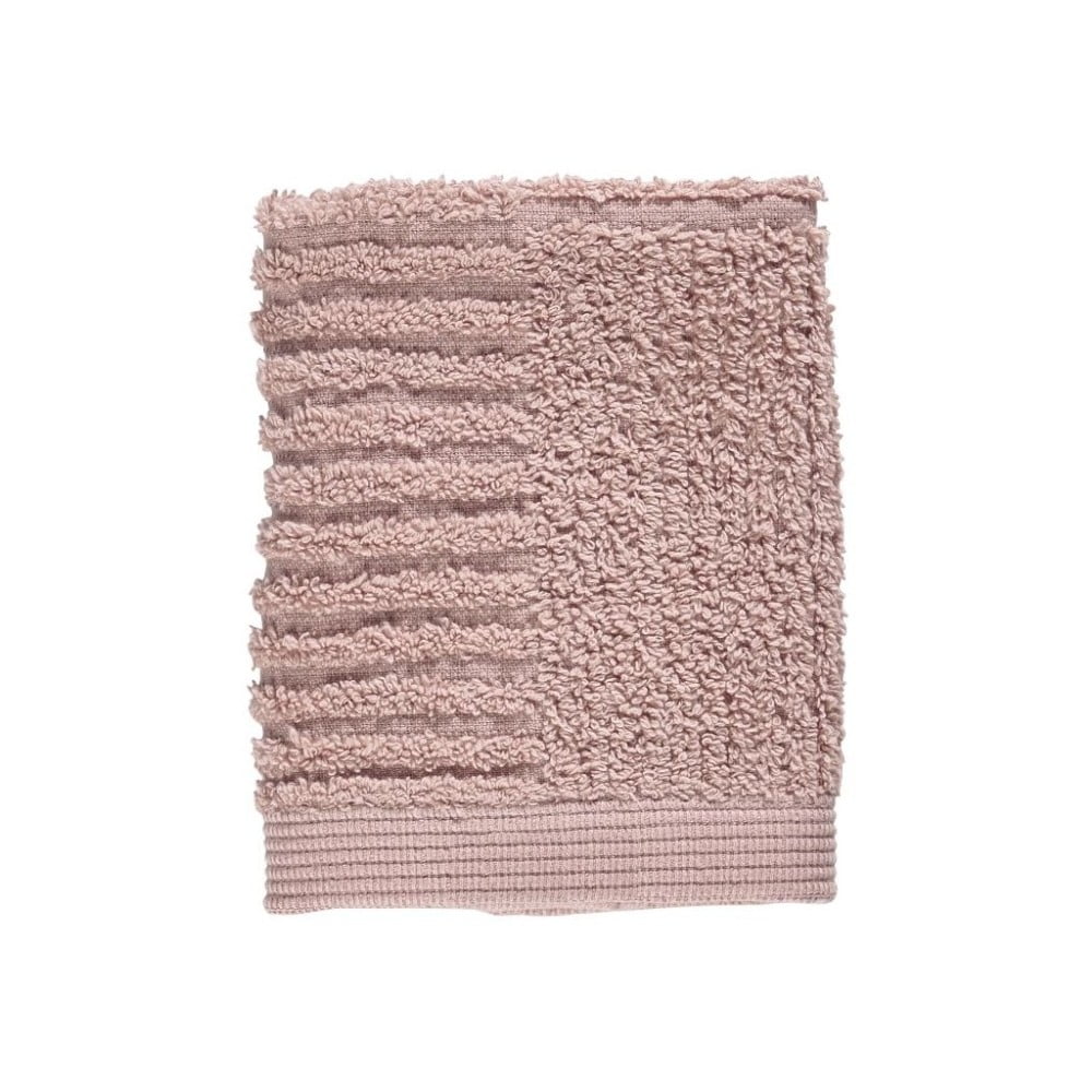 Classic kisméretű világos rózsaszín pamut törölköző, 30 x 30 cm - Zone