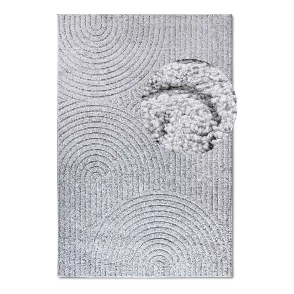 Világosszürke szőnyeg 120x170 cm Panglao New York Light Grey – Elle Decoration