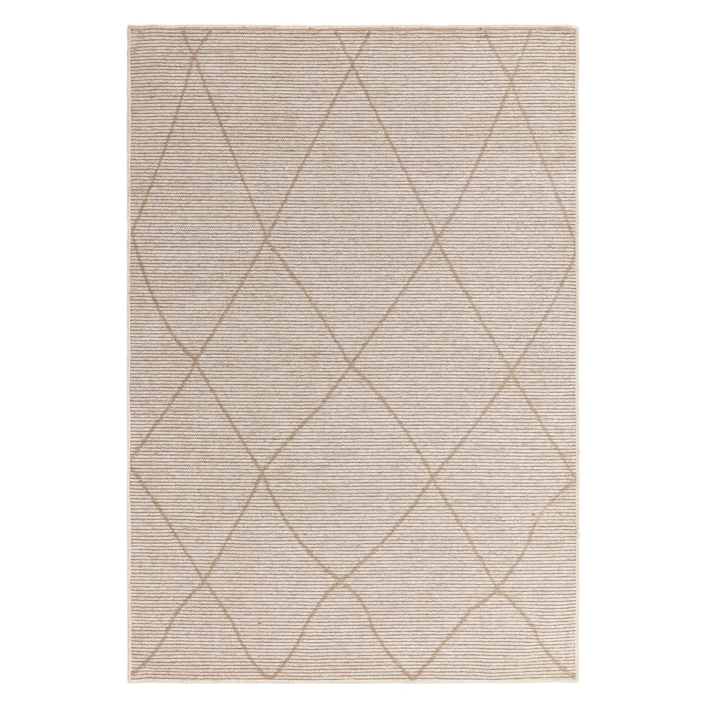 Krémszínű juta keverék szőnyeg 160x230 cm mulberrry – asiatic carpets