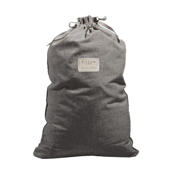 Bag Cool Grey szövet és lenkeverék szennyestartó zsák, magasság 75 cm - Really Nice Things