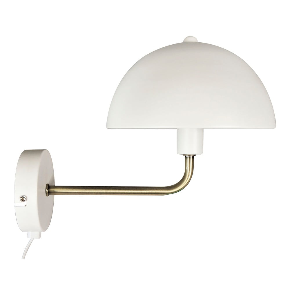Bonnet fehér-aranyszínű fali lámpa, magasság 25 cm - Leitmotiv