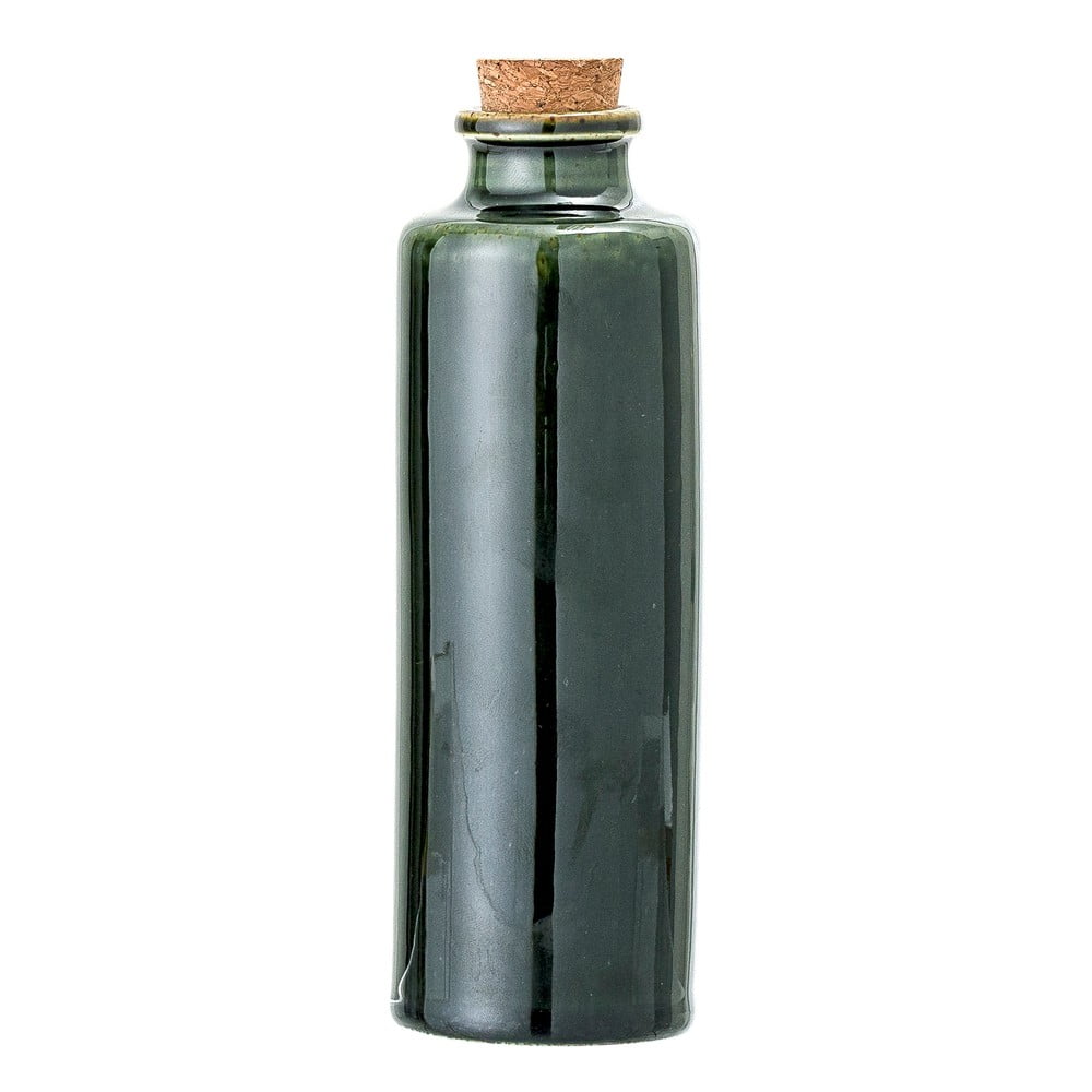 Joelle zöld agyagkerámia palack dugóval, 650 ml - Bloomingville