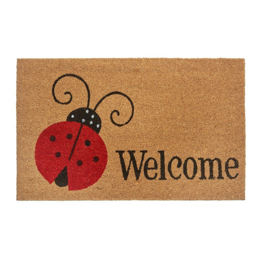 Kókuszrost lábtörlő 75x45 cm Lady Beetle - Hanse Home