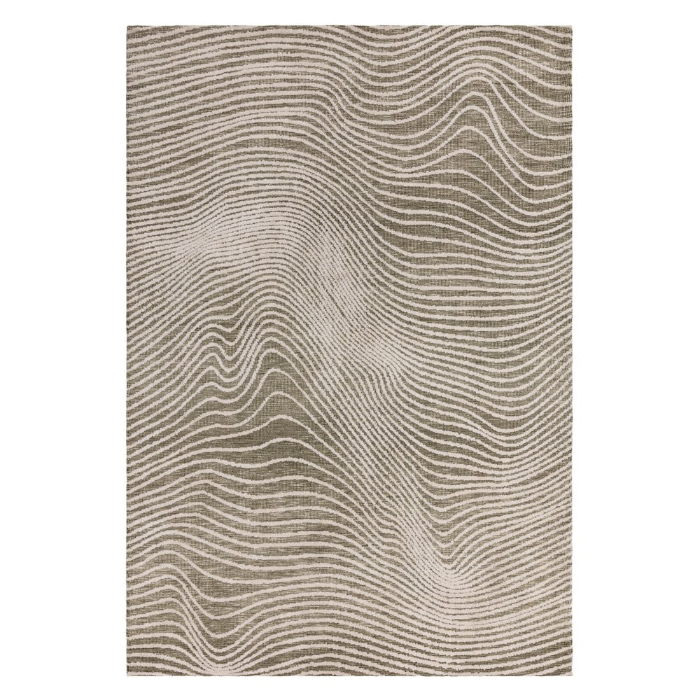 Zöld-krémszínű szőnyeg 120x170 cm mason – asiatic carpets