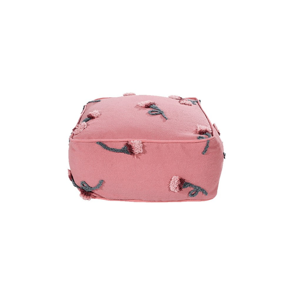 Rózsaszín gyerek puff English Garden – Lorena Canals