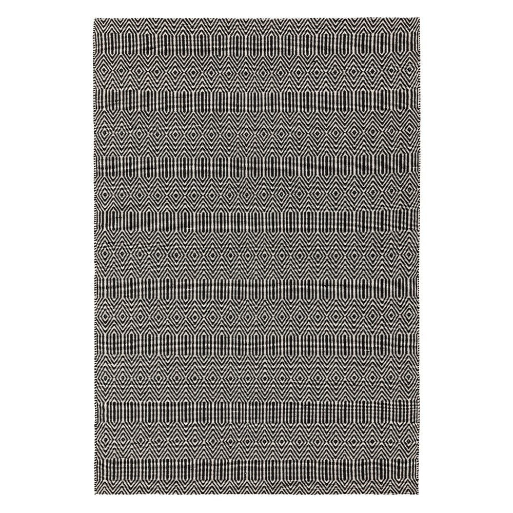 Fekete gyapjú szőnyeg 160x230 cm sloan – asiatic carpets