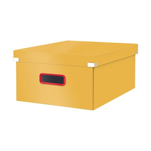 Cosy Click & Store sárga tárolódoboz, hosszúság 48 cm - Leitz