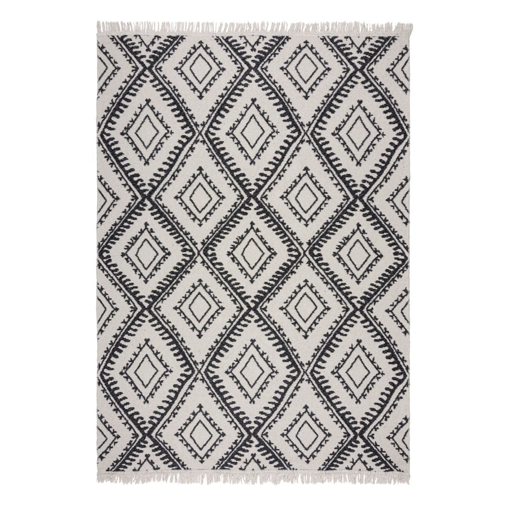 Fekete-fehér szőnyeg 160x230 cm alix – flair rugs