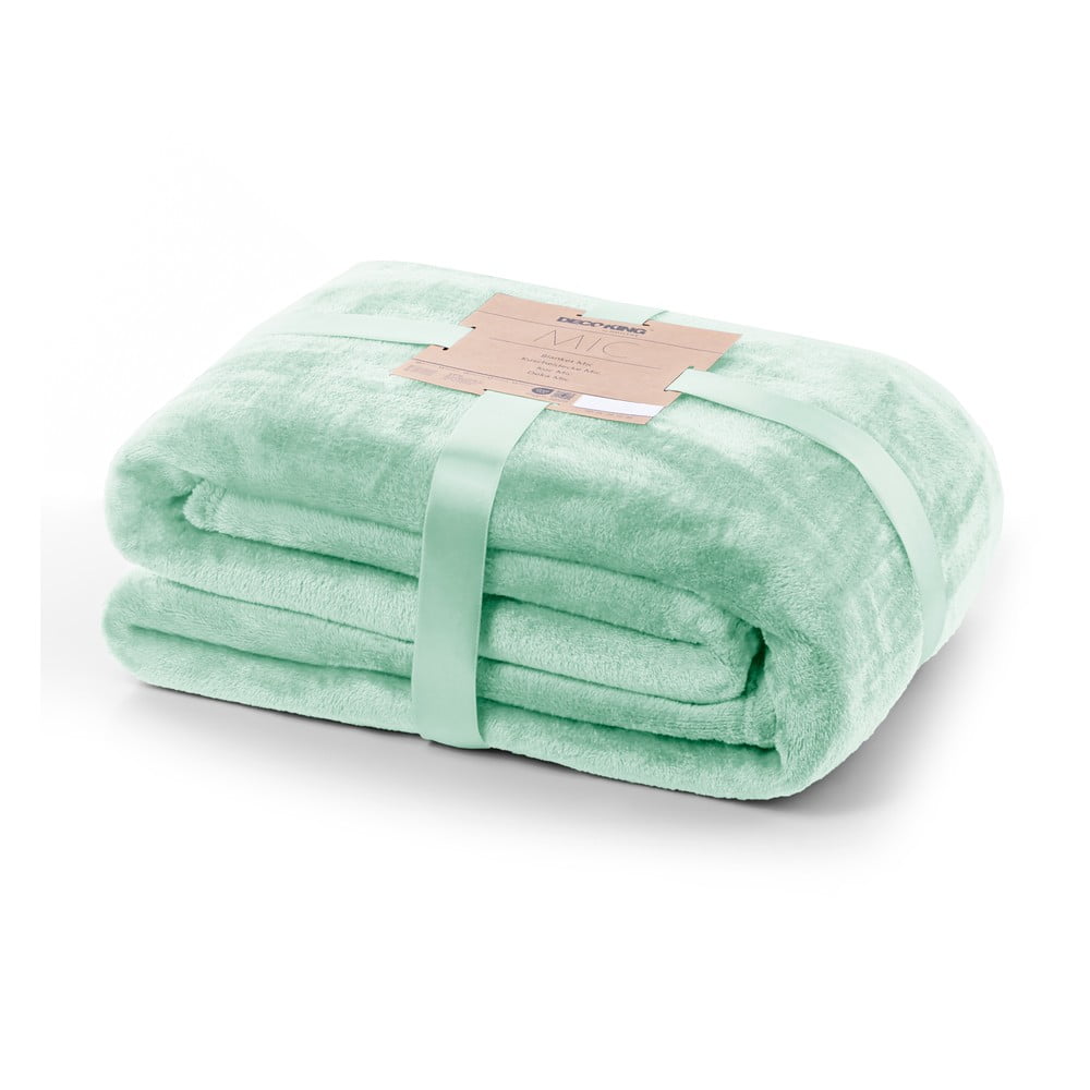 Mic világoszöld takaró, 220 x 200 cm - DecoKing