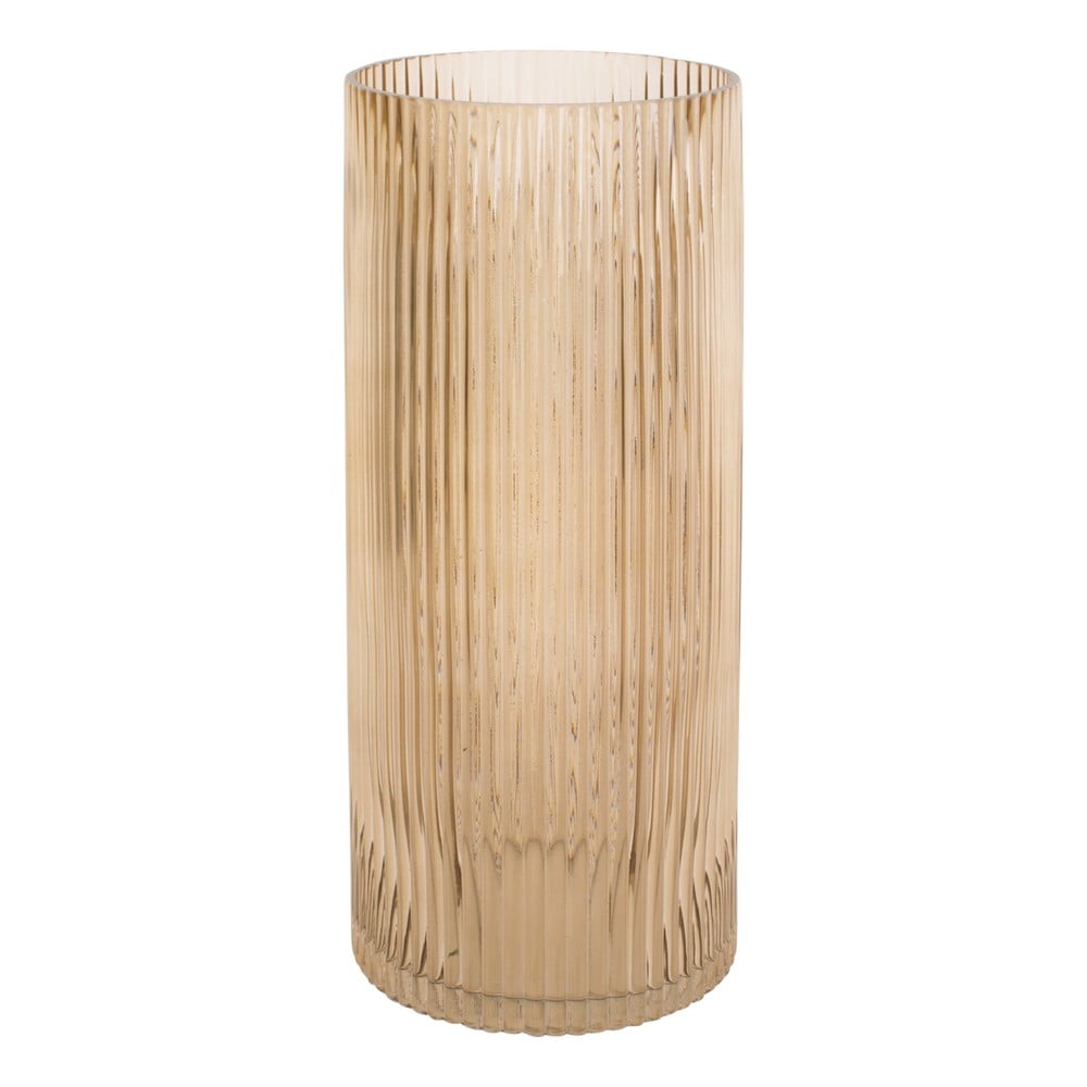 Allure világosbarna üveg váza, magasság 30 cm - PT LIVING