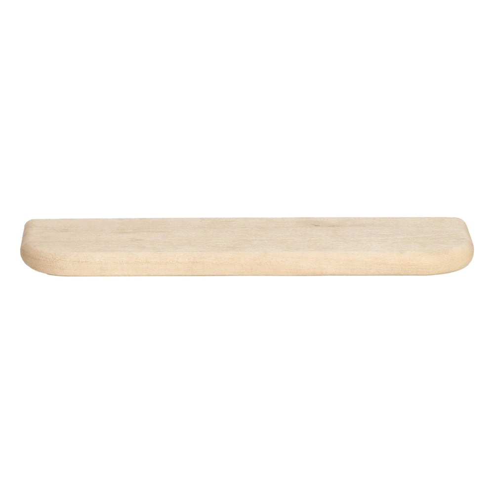 Natúr színű mangófa fali polc 50 cm Tarontu – Light & Living