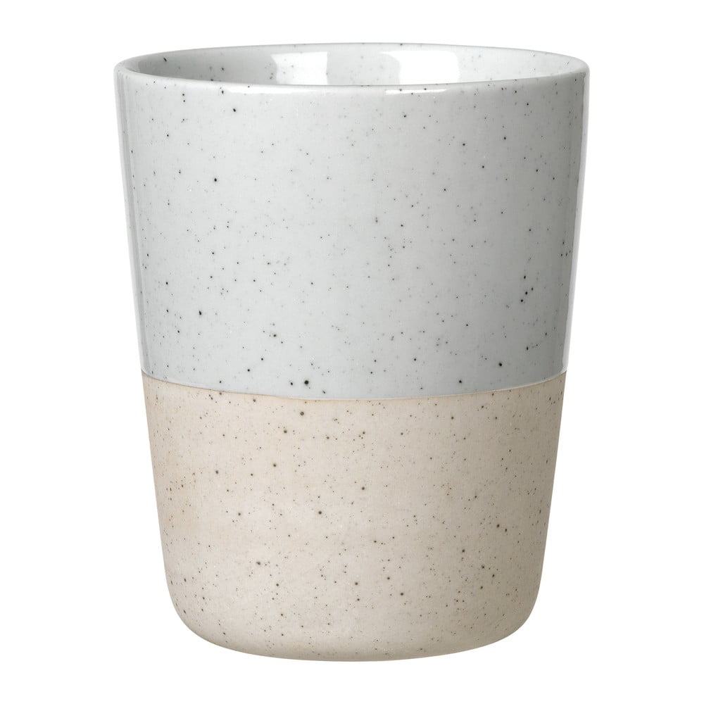 Világosszürke-bézs kerámia bögre 250 ml Sablo – Blomus