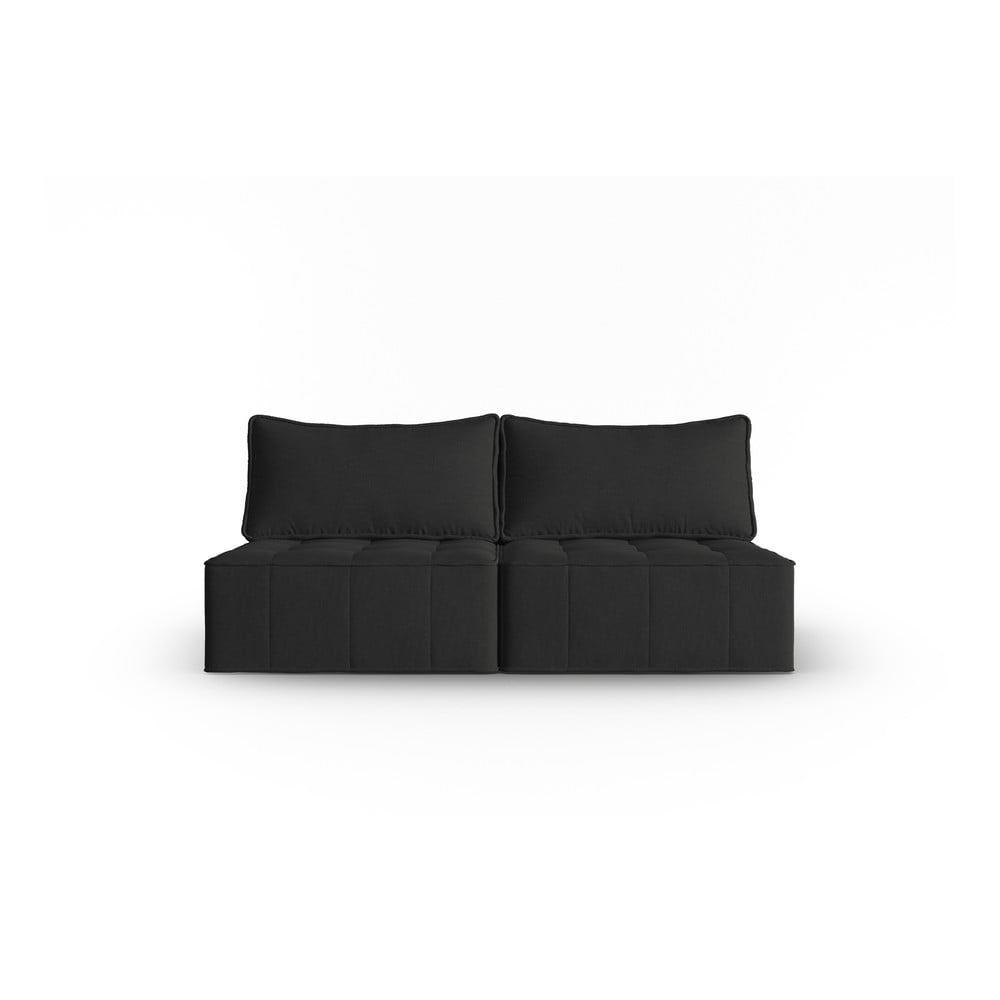 Fekete kanapé 160 cm mike – micadoni home