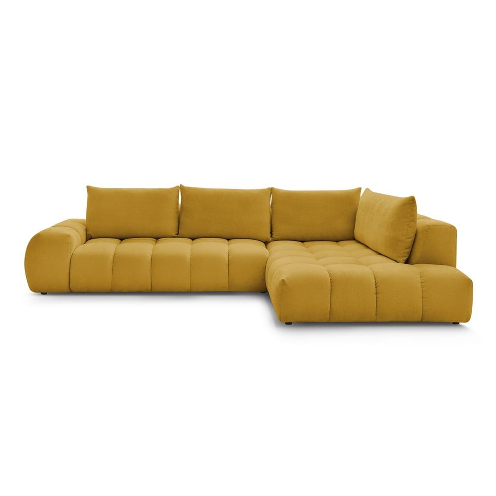 Okkersárga sarokkanapé (jobb oldali) Everest – Bobochic Paris