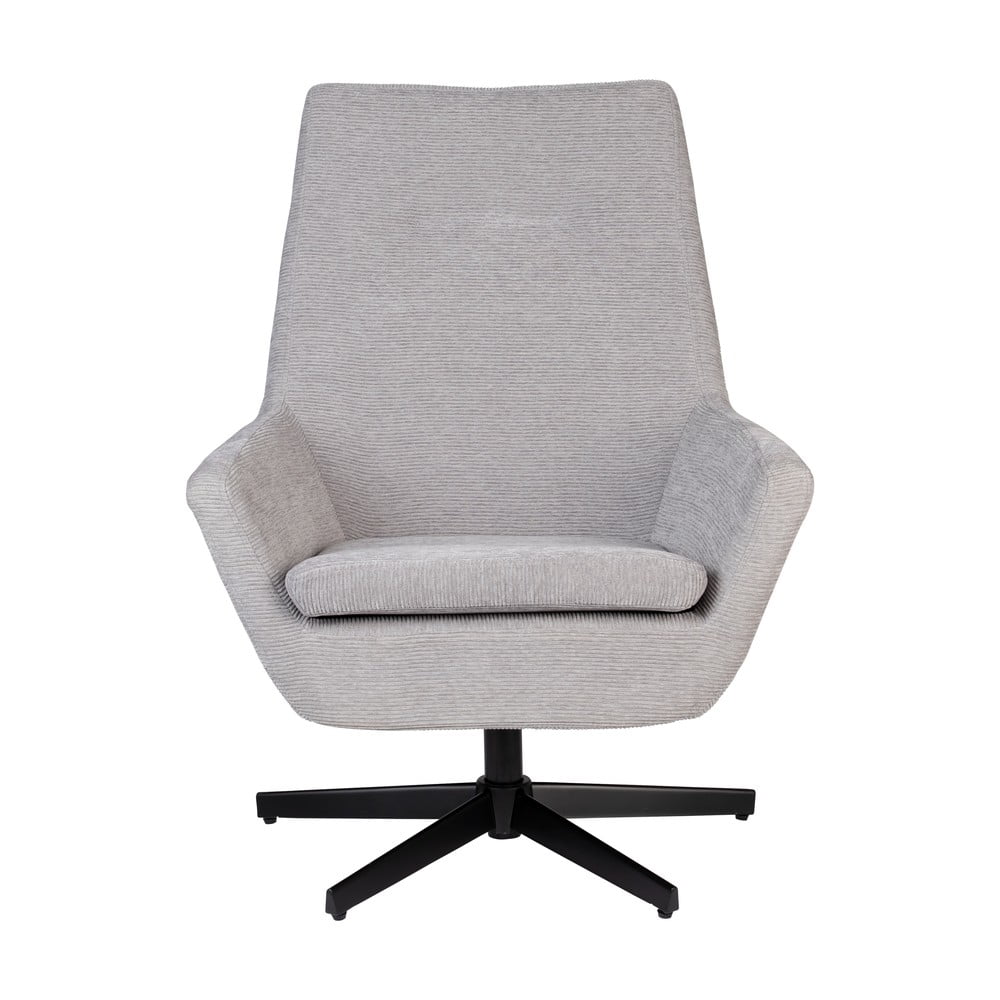 Világosszürke fotel bruno – white label