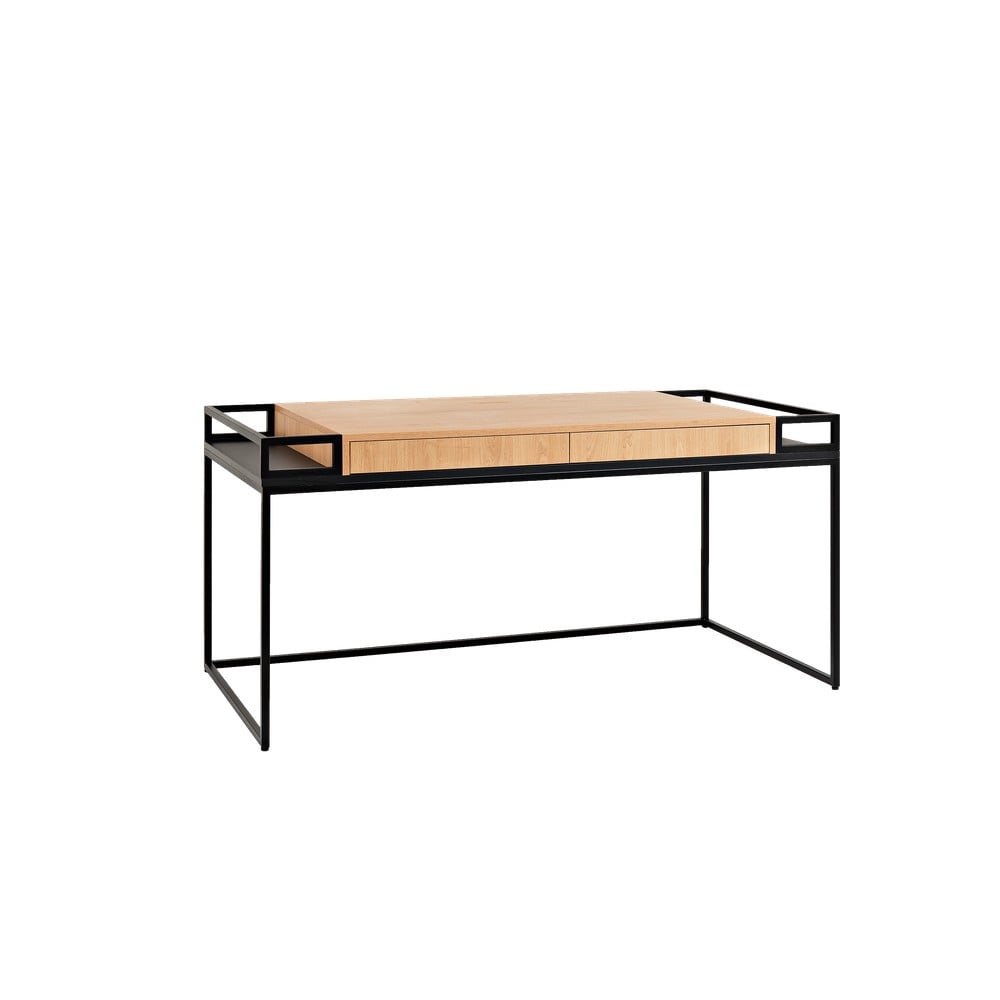 Customform íróasztal fekete konstrukcióval - costum form