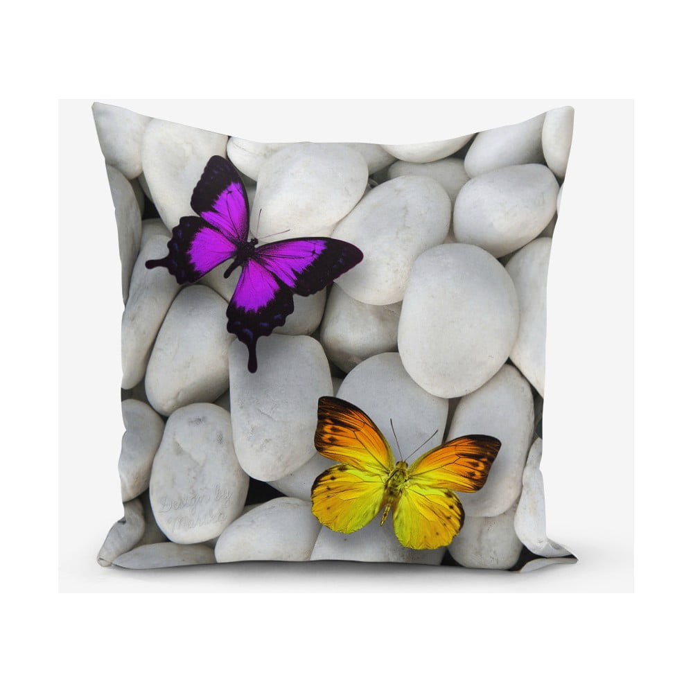 Double Butterfly pamutkeverék párnahuzat, 45 x 45 cm - Minimalist Cushion Covers
