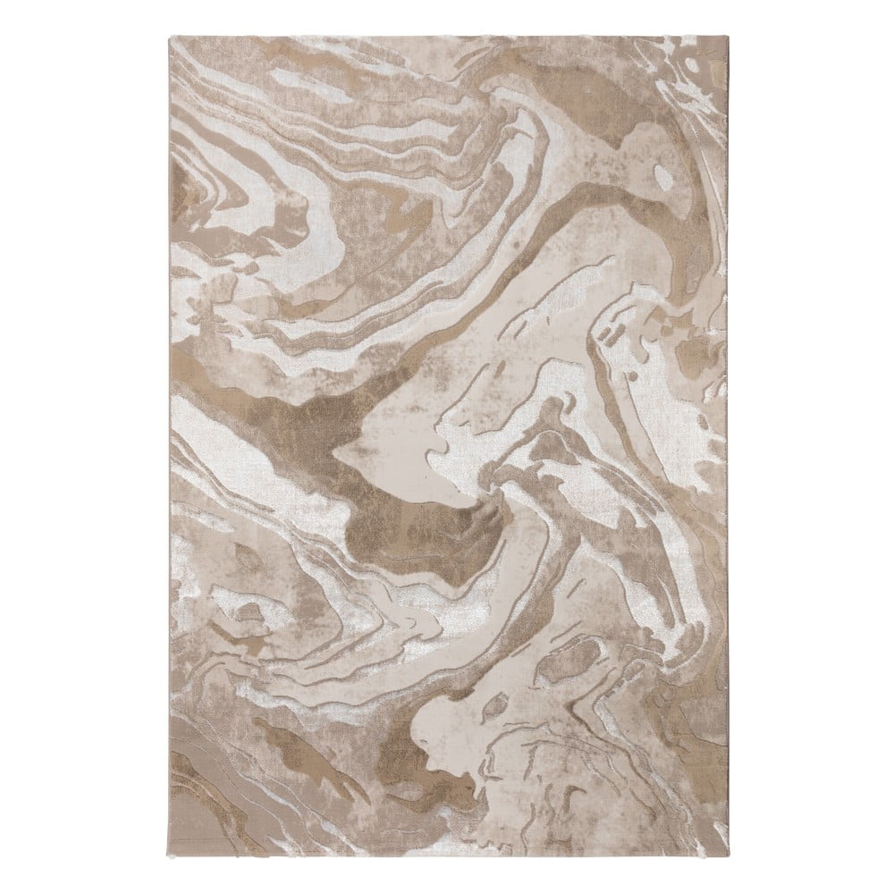 Marbled bézs szőnyeg, 80 x 150 cm - Flair Rugs