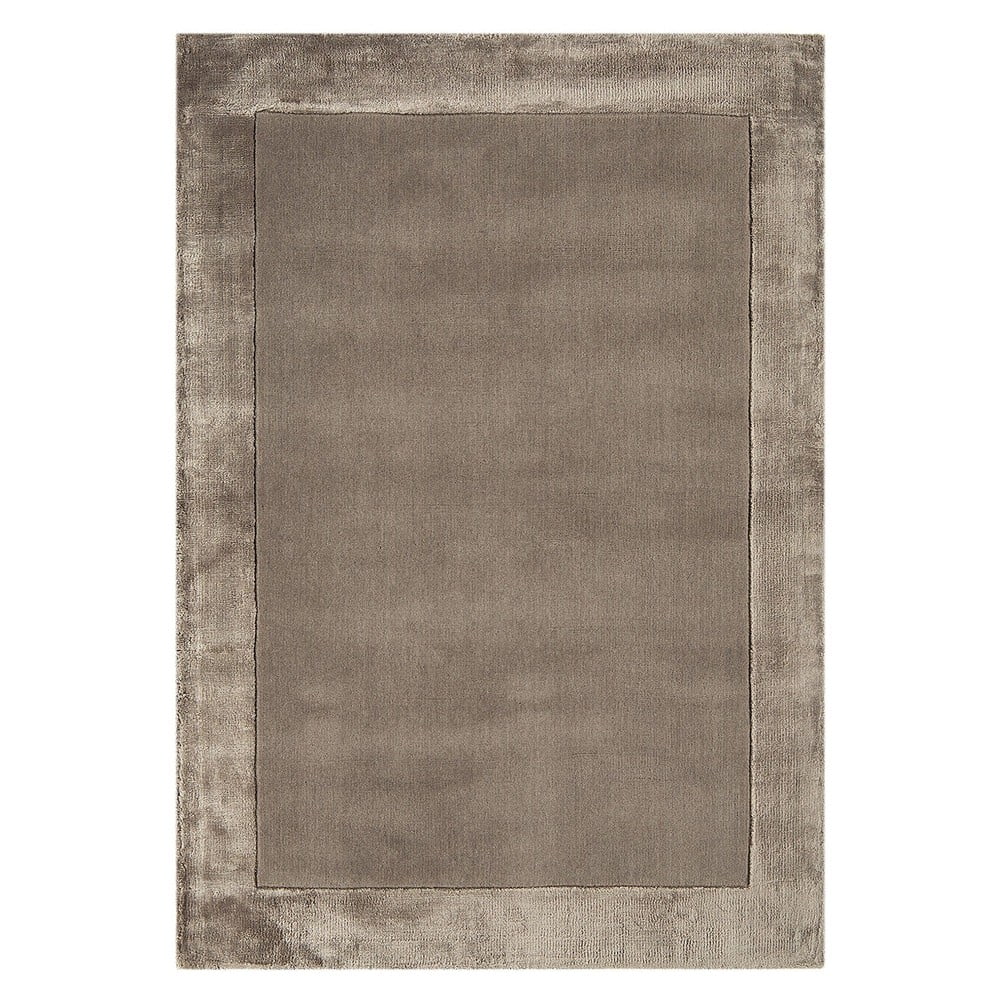 Barna kézi szövésű gyapjú keverék szőnyeg 160x230 cm ascot – asiatic carpets