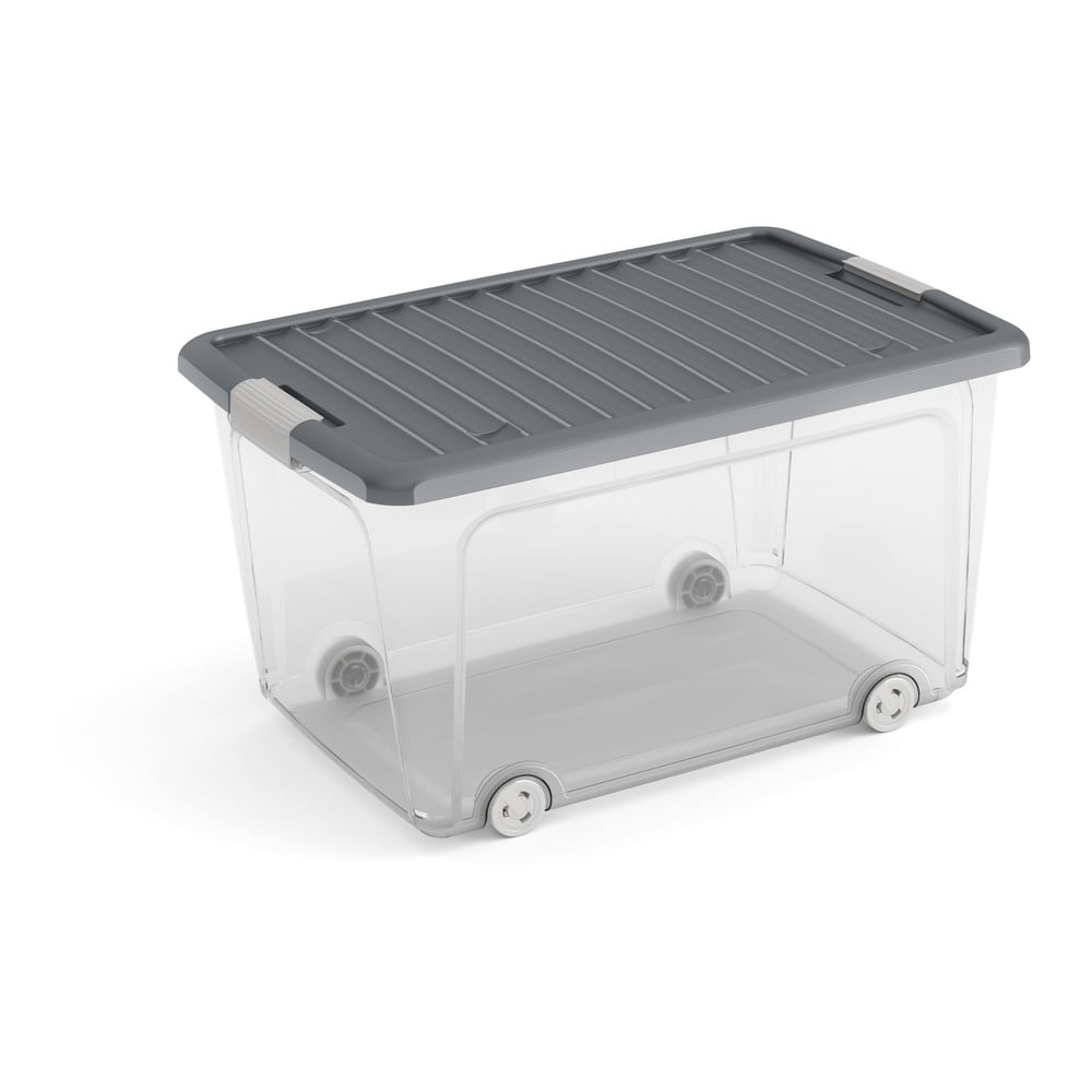 Fedeles műanyag tárolódoboz 56,5x39x31,5 cm W box L – KIS