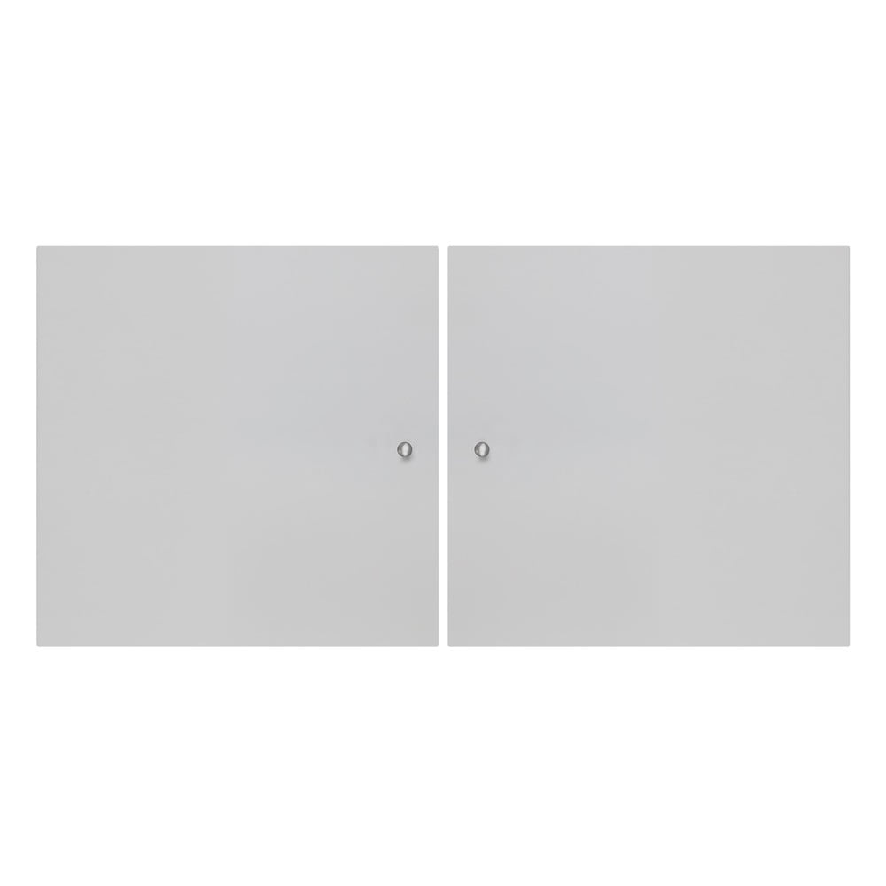 Fehér ajtó szett moduláris polcrendszerhez 2 db-os 32x33 cm Mistral Kubus - Hammel Furniture