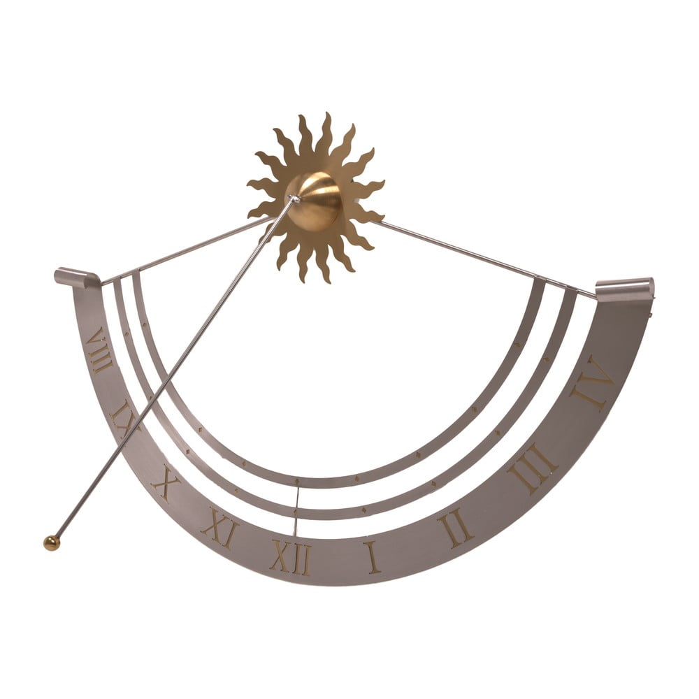 Rozsdamentes acél kerti dekoráció Sundial – Garden Pleasure