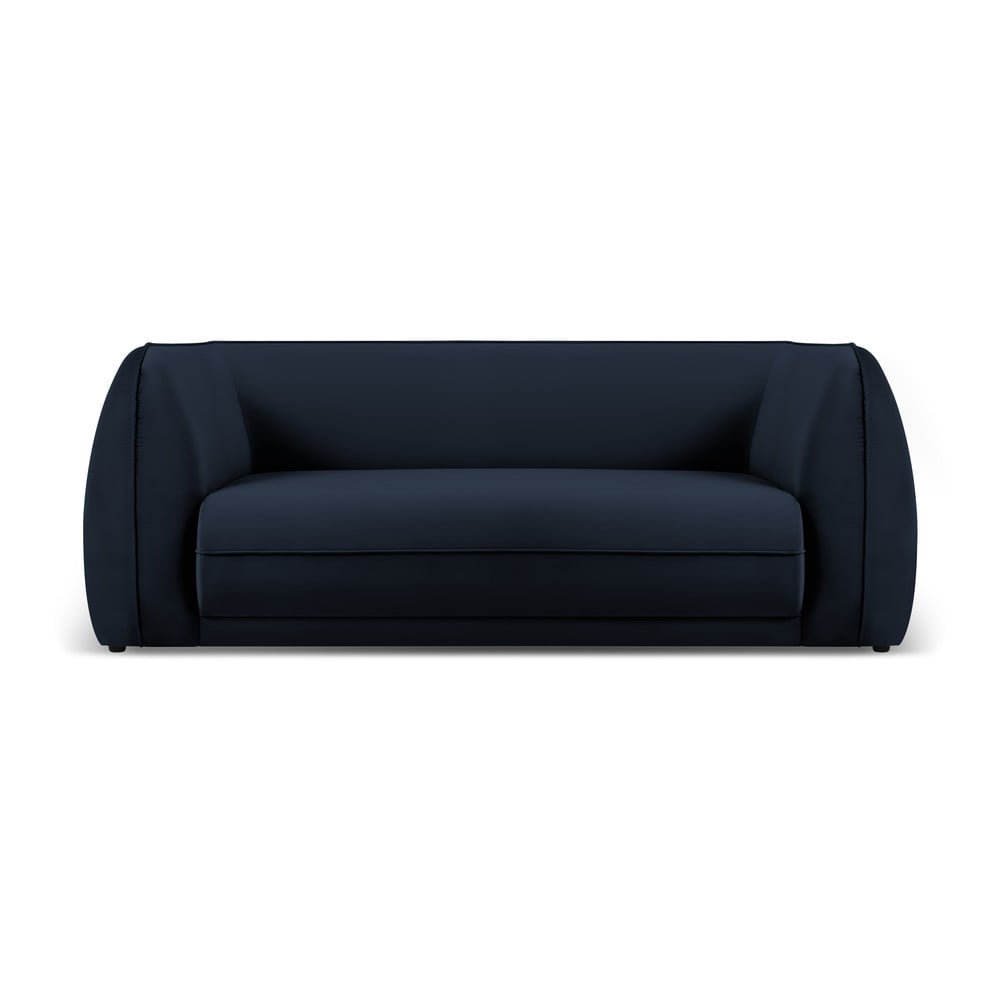 Sötétkék bársony kanapé 190 cm Lando – Micadoni Home
