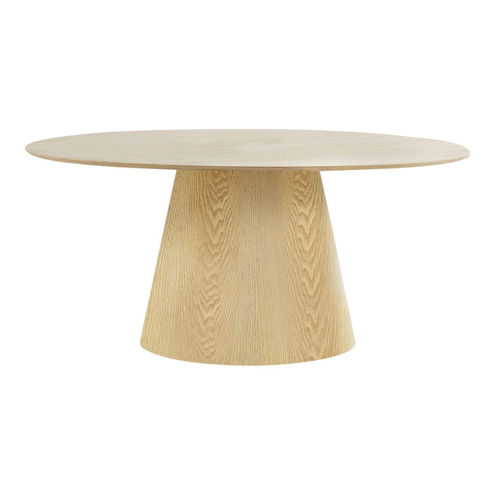 Étkezőasztal kőrisfa dekoros asztallappal 90x160 cm bolton – house nordic