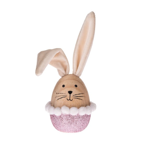 Bunny rózsaszín-bézs fa húsvéti dekoráció - Dakls