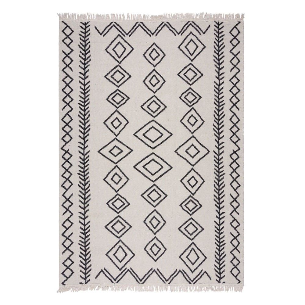 Fekete-fehér szőnyeg 160x230 cm edie – flair rugs