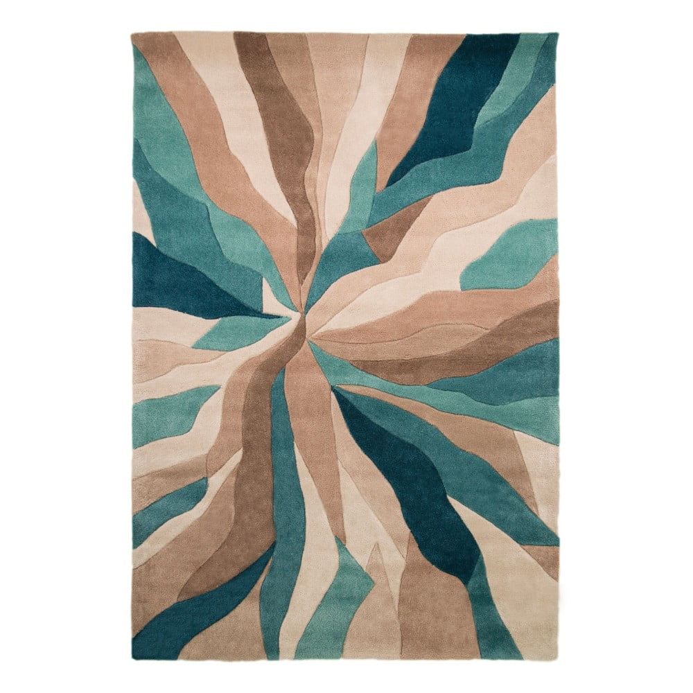 Splinter türkiz szőnyeg, 80 x 150 cm - Flair Rugs