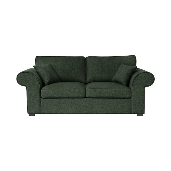Ivy sötétzöld kinyitható kanapé, 200 cm - Jalouse Maison