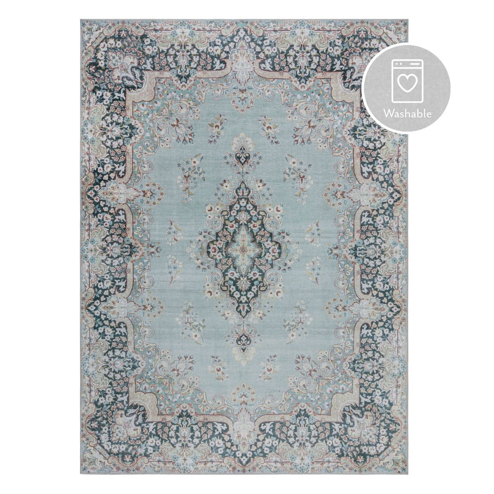Türkiz mosható szőnyeg 120x170 cm fold colby – flair rugs