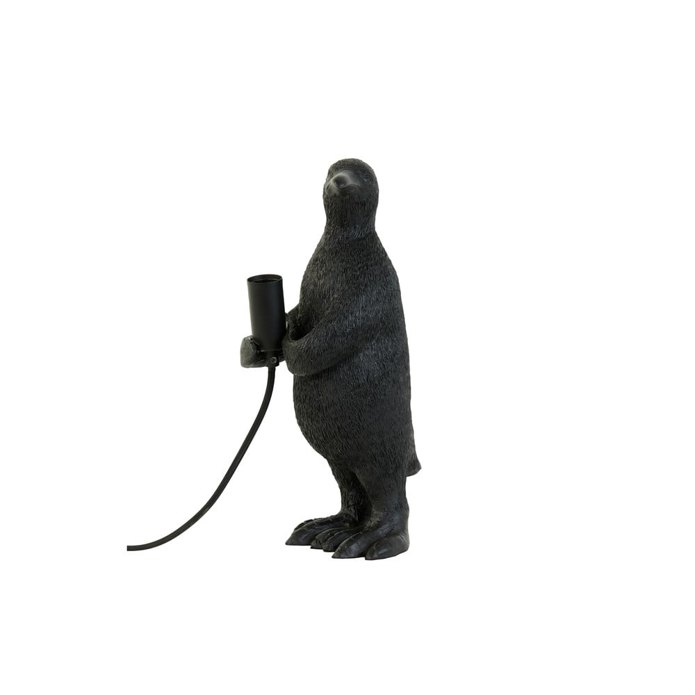 Fekete asztali lámpa (magasság 34 cm) Penguin – Light & Living